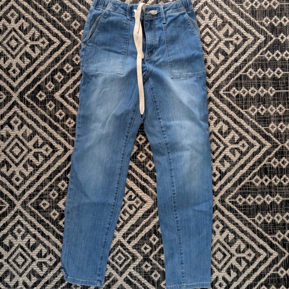 Judy Blue drawsting high rise jeans